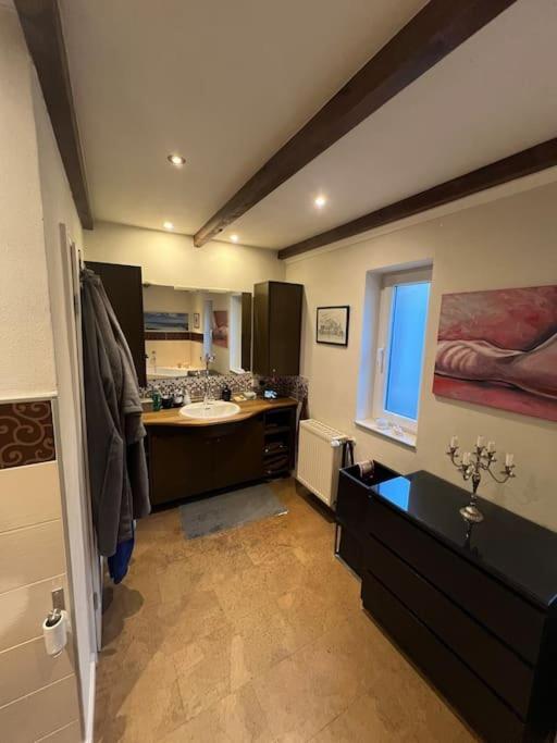 Luxurioeses Ferienhaus Am Ems Jade Kanal Sande Exterior foto