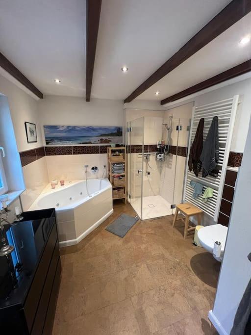 Luxurioeses Ferienhaus Am Ems Jade Kanal Sande Exterior foto