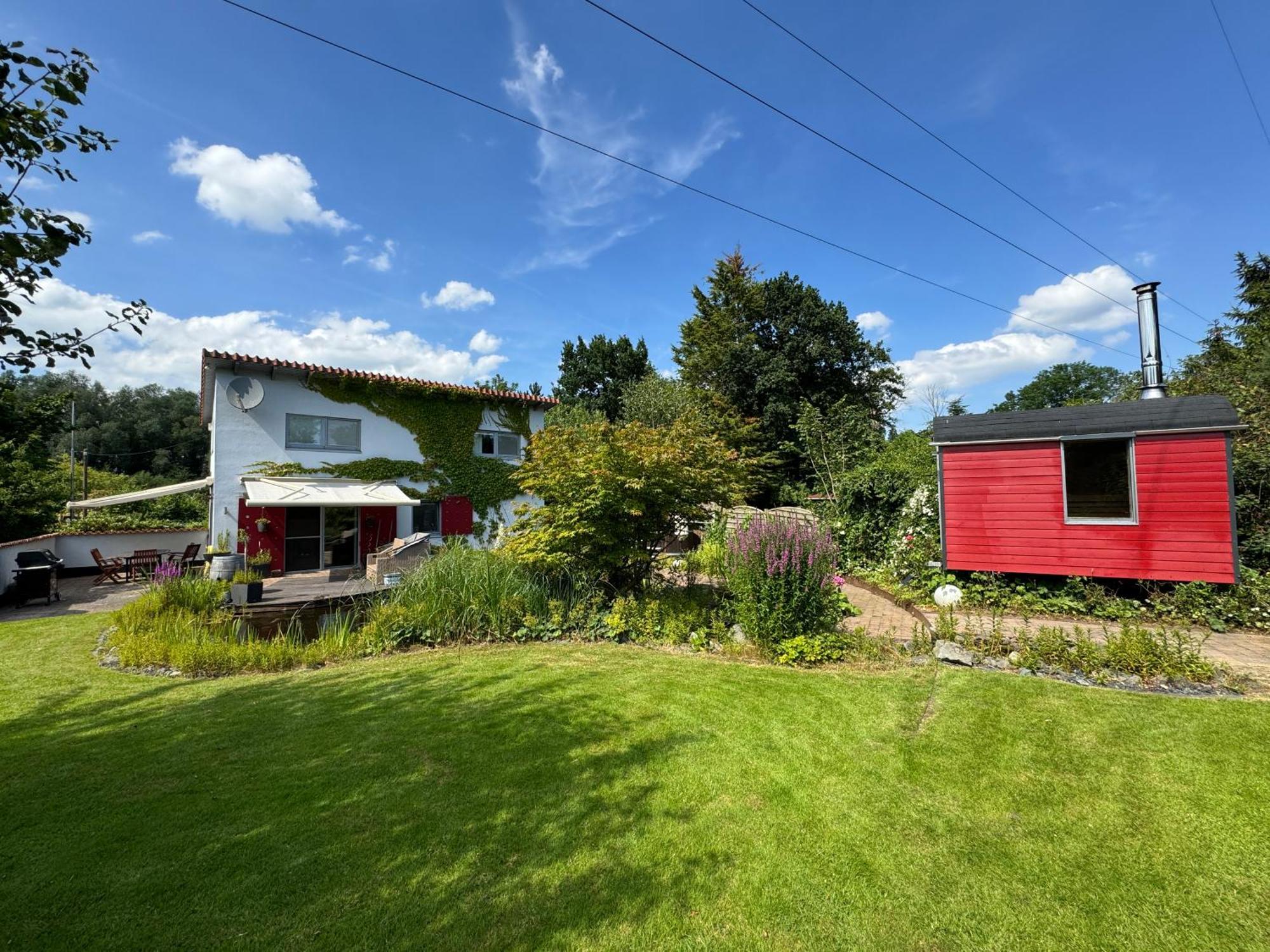 Luxurioeses Ferienhaus Am Ems Jade Kanal Sande Exterior foto